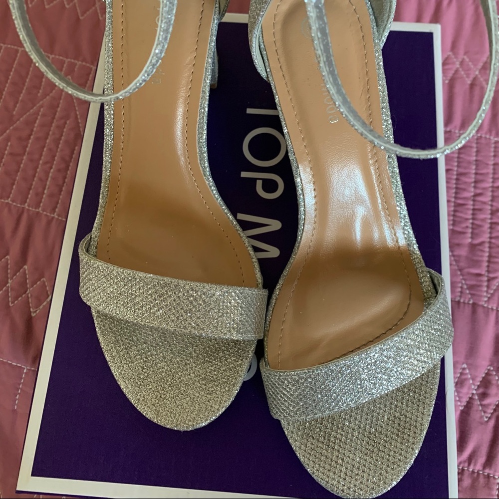 Silver High Heels
